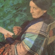 Josefa Vejrychová ve skotském plédu