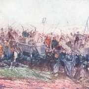 Bitva u Lipan, rozražení vozové hradby