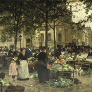 Zelinářský trh v Paříži