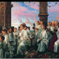 Květnové ráno na Magdalské věži