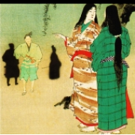 Lehké ženy z éry Ónin na rozcestí