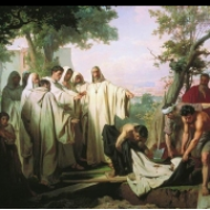 Svatý Řehoř proklíná mrtvého mnicha za porušení slibu (1869)