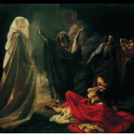 Saul u endorské čarodějnice (1856)