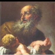 Simeón a malý Ježíš