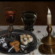 Zátiší s benátským sklem