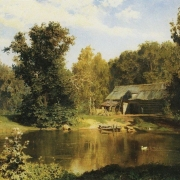 Rybník v Abramcevu (1883)