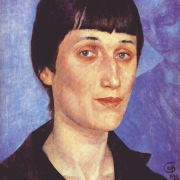 Portrét Anny Achmatovové