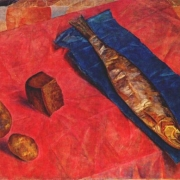 Zátiší s rybou (1918)