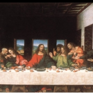 Poslední večeře. Kopie neznámého autora