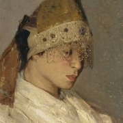 Dívka s kokošnikem