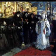 Návštěva carevny v ženském klášteře