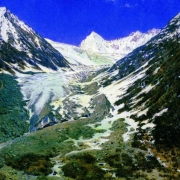 Ledovec na cestě z Kašmíru do Ladakhu