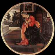 Panna Marie z obrazu Zvěstování