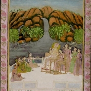 Maharádža Sardar Singh s dívkami