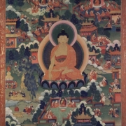 Tibetská Thangka z 18. století