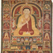 Tibetská Thangka z konce 13. století