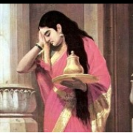 Zármutek Draupadí,  z ilustrací k eposu Mahabhárata