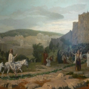 Kristus vstupuje do Jeruzaléma