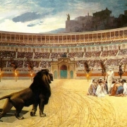 Poslední modlitba křesťanských mučedníků