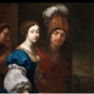 Paris a Helena (Dvojportrét Františka Antonína Berky hraběte Hovory z Dubé a Lipého a Aloisie Ludoviky Anny de Montecuccoli, okolo 1672)