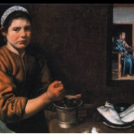 Kristus v domě Marty a Marie (1618)