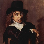 Portrét sedícího muže