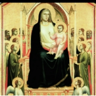 Madonna na trůně (Madonna Onisanti) (cca. 1310)