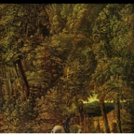 Lesní krajina se sv. Jiřím, porážejícím draka (1510)