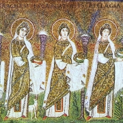 Mučednice nesoucí věnce (první polovina 6, století)