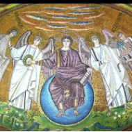 Kristus s anděly (kolem roku 547)