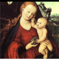 Madona s hroznem (Mnichov, 1525)