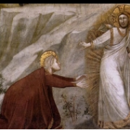 Scéna ze života Máří Magdalény,  kaple Máří Magdalény, Dolní bazilika v Assisi