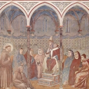 Scéna ze života sv. Františka, Horní bazilika v Assisi