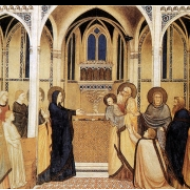 Uvedení do chrámu, kaple Máří Magdalény, Dolní bazilika v Assisi