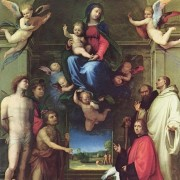 Madona ve slávě se světci, oltářní obraz katedrály v Besançonu (1511-1512)