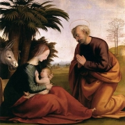 Odpočinek na útěku do Egypta (okolo roku 1500)