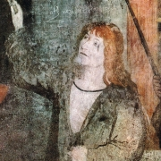 Nástěné malby ve Smíškovské kapli – Postava z votivní scény (1485-1492)