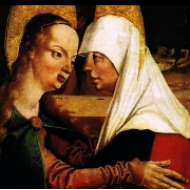Navštívení Panny Marie (po roce 1500), detail