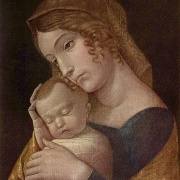 Madona se spícím dítětem