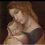 Madona se spícím dítětem