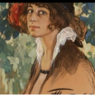 Portrét herečky Sobolčikové-Samarinové