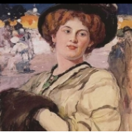 Portrét mladé dámy