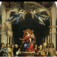 Madona se světci, oltář z Bergama (1516)