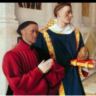 Diptych z Melun. Étienne Chevalier a svatý Štěpán