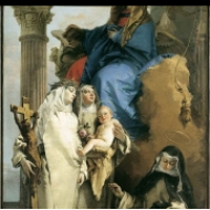 Panna Marie s dominikánskými světci