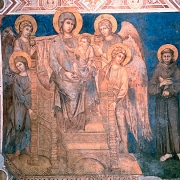 Maesta se sv. Františkem, Dolní bazilika v Assisi