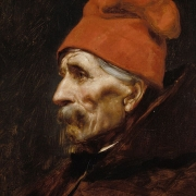 Muž s červeným fezem