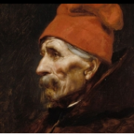 Muž s červeným fezem
