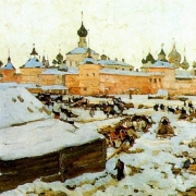 Rostov Veliký v zimě