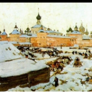 Rostov Veliký v zimě
